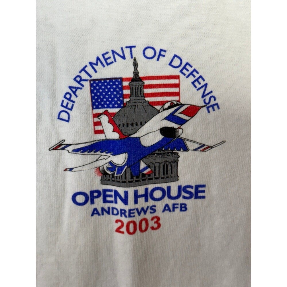 2003 Department Of Defense Andrews Air Force Base Open House Shirt XL - Picture 4 of 10